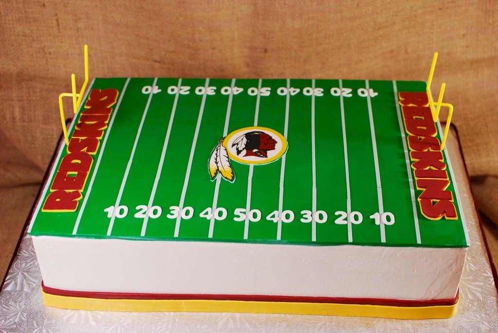 Football Field Birthday Cake