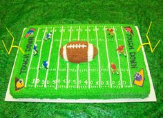 Football Field Cake Designs