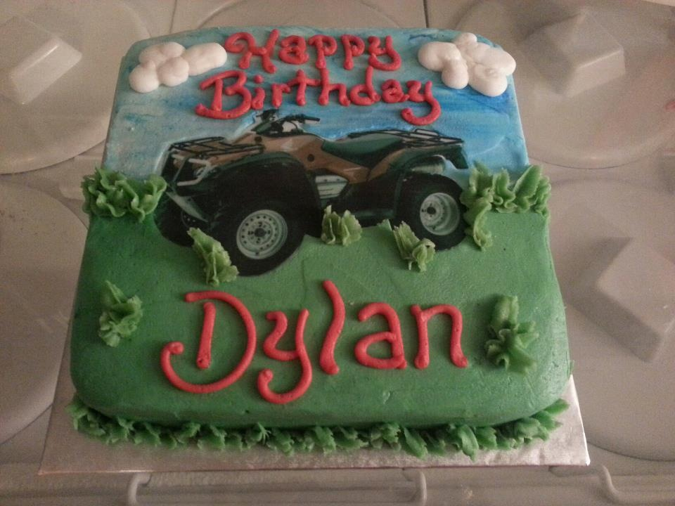 Four Wheeler Birthday Cake