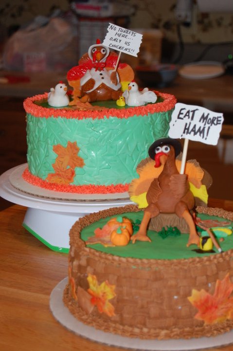 Fun Thanksgiving Cakes Turkey