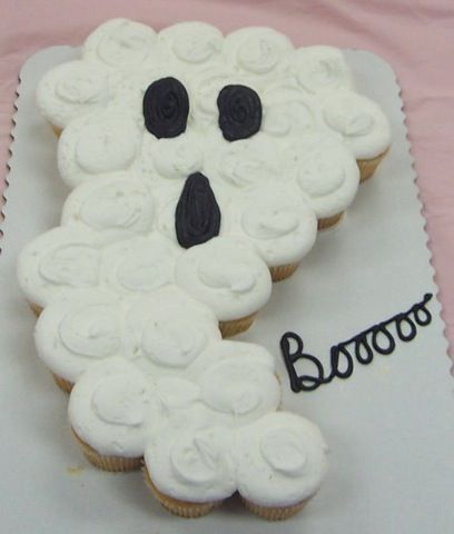 Ghost Halloween Cupcake Ideas