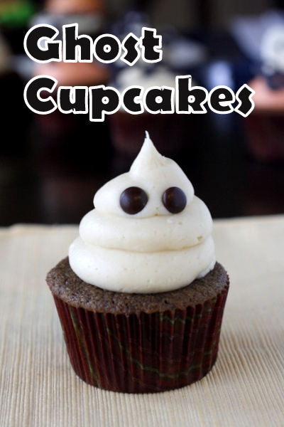 Ghost Halloween Cupcake Ideas