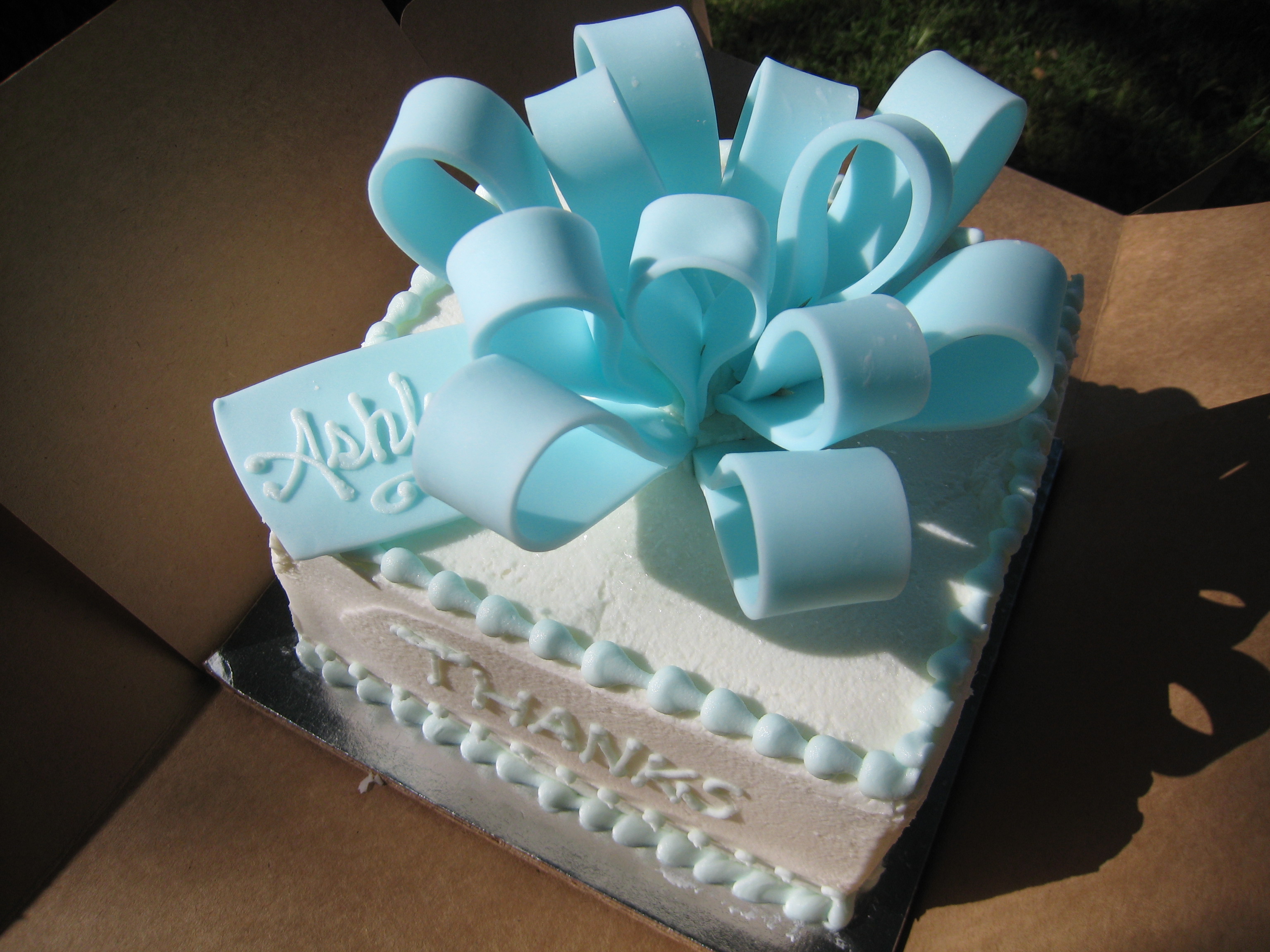 Gift Box Cake