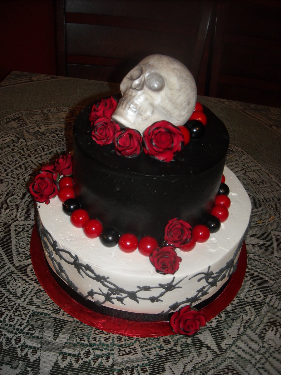 Gothic Birthday Cake