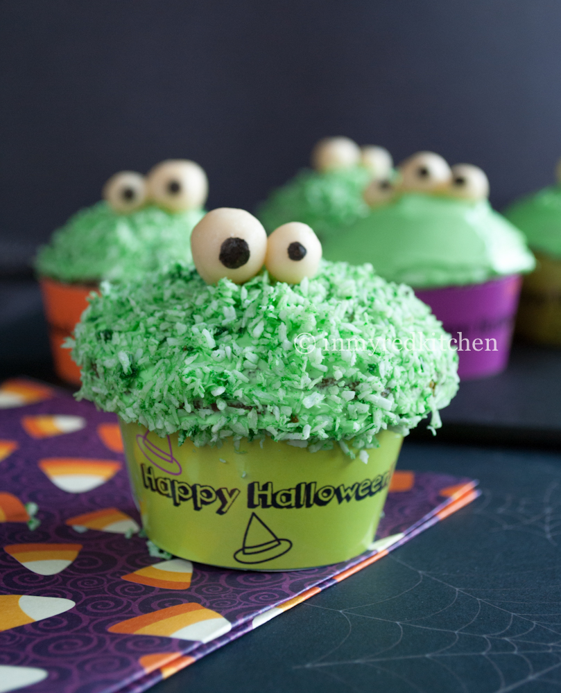 Green Monster Cupcake