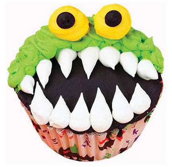 Halloween Monster Cupcake Ideas