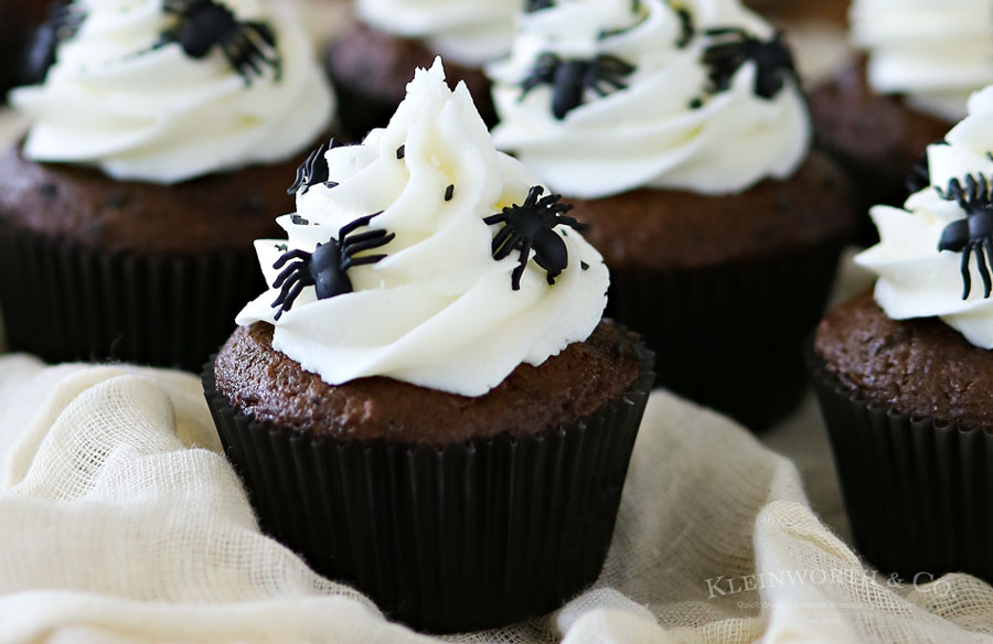 Halloween Spider Cupcakes