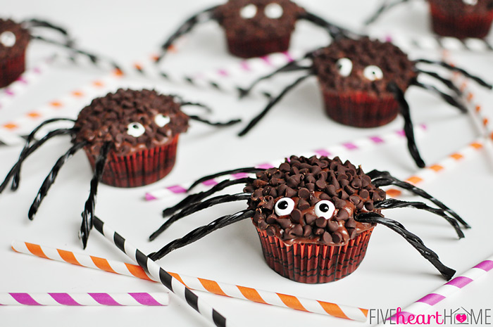 Halloween Spider Cupcakes Halloween Spider Cupcakes