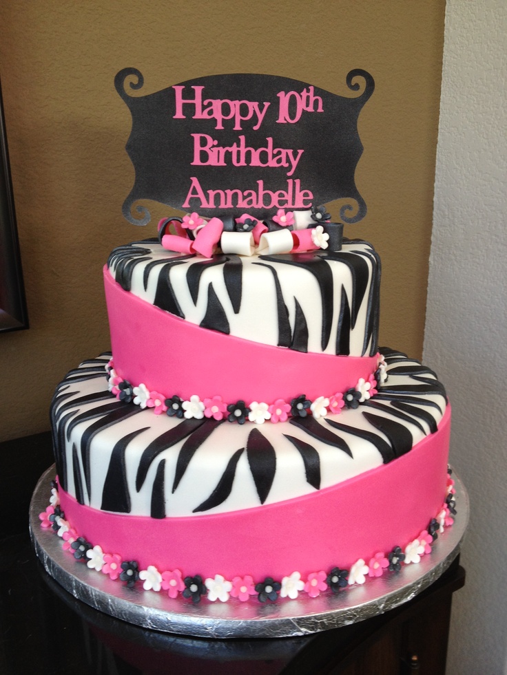 Happy 10th Birthday Cake