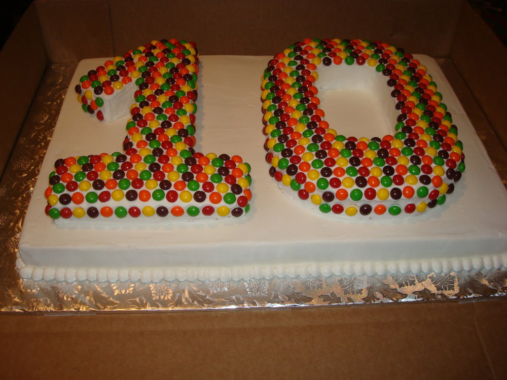 Happy 10th Birthday Cake