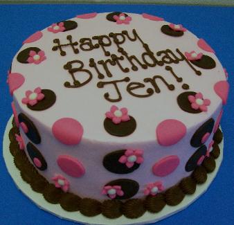 Happy Birthday Jen Cake