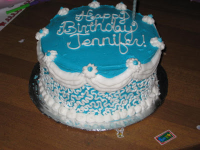 Happy Birthday Jennifer Cake