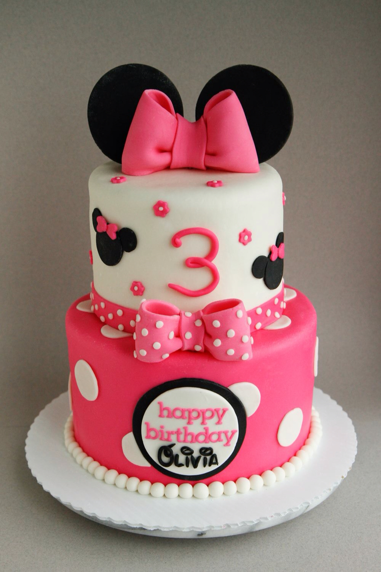 Happy Birthday Minnie Mouse Cake