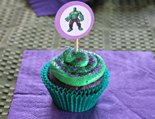 Hulk Cupcakes