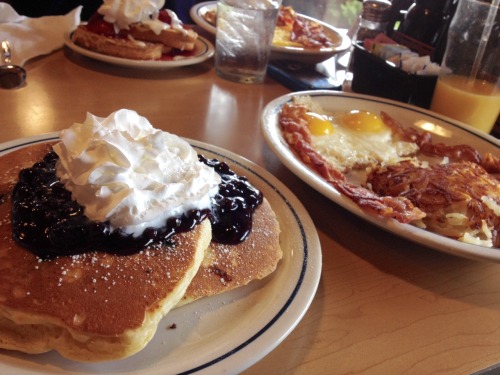 IHOP Breakfast Pancakes Eggs and Bacon IHOP Breakfast Pancakes Eggs and Bacon
