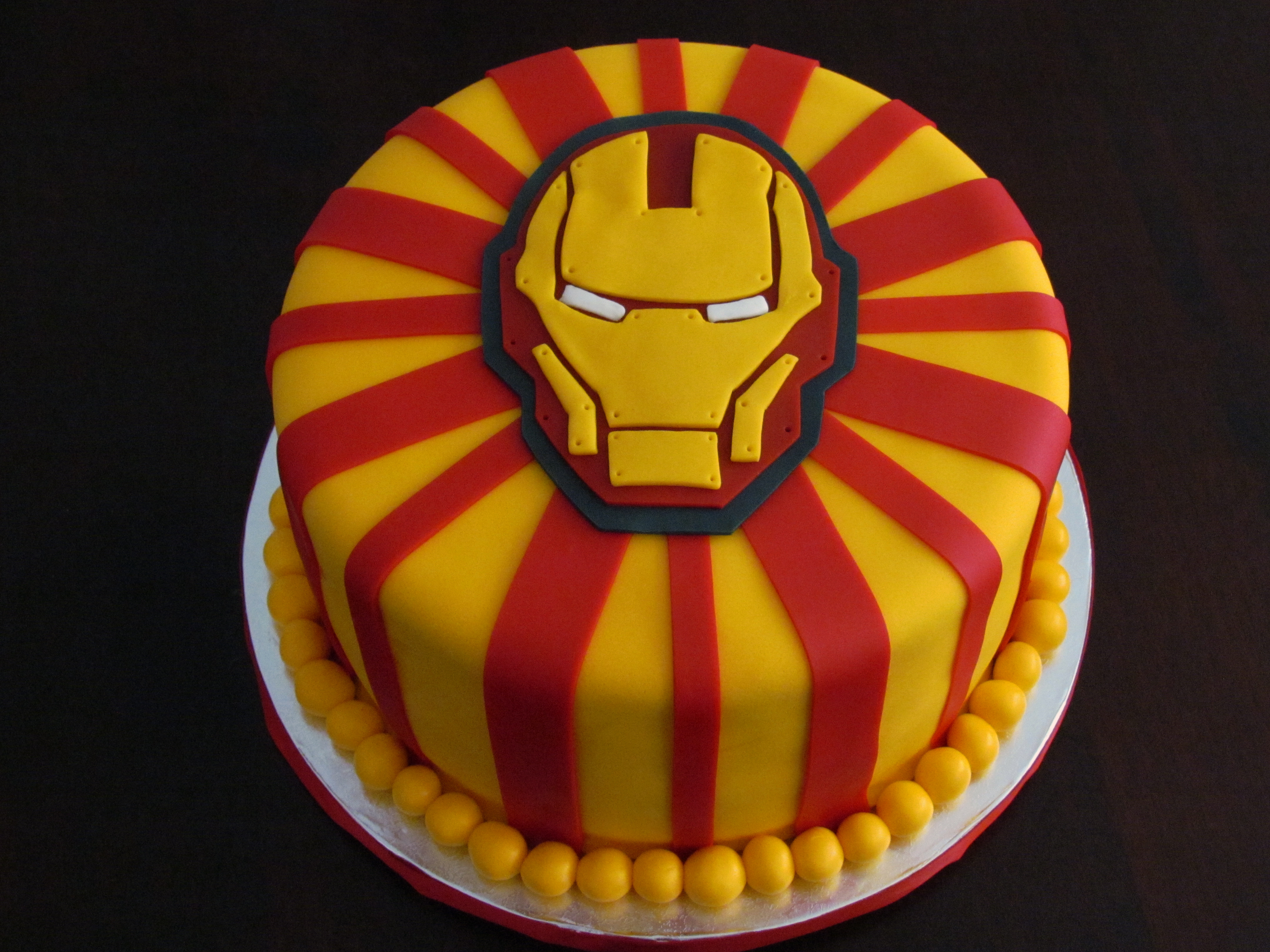 Iron Man Birthday Cake Iron Man Birthday Cake