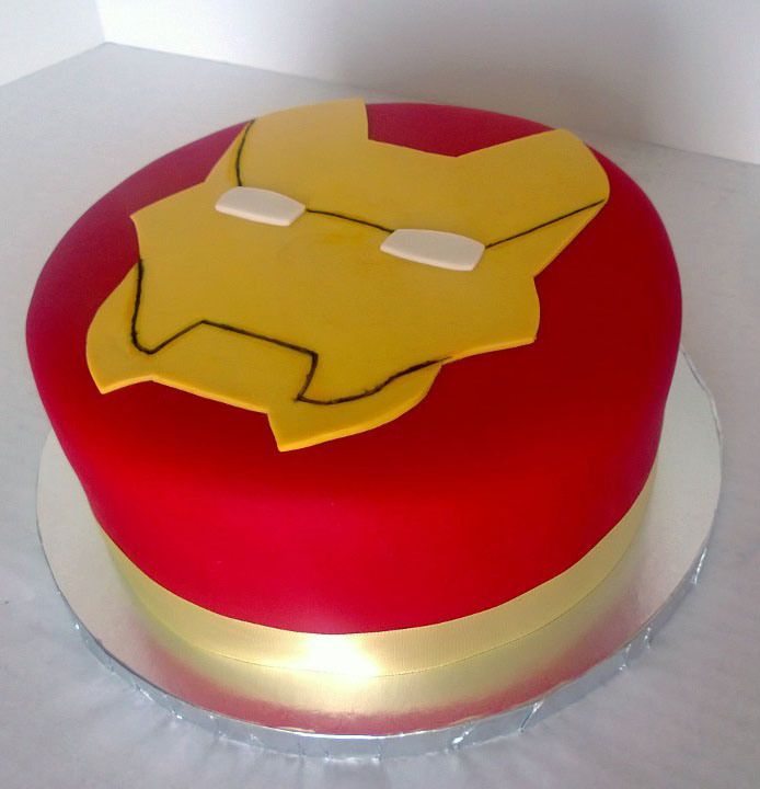 Iron Man Birthday Cake