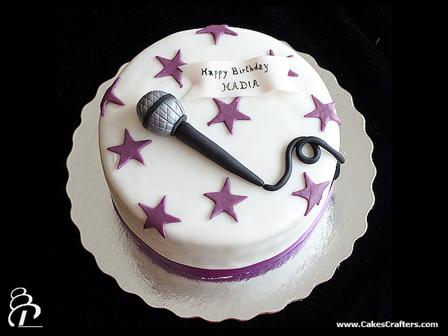 Karaoke Birthday Cake