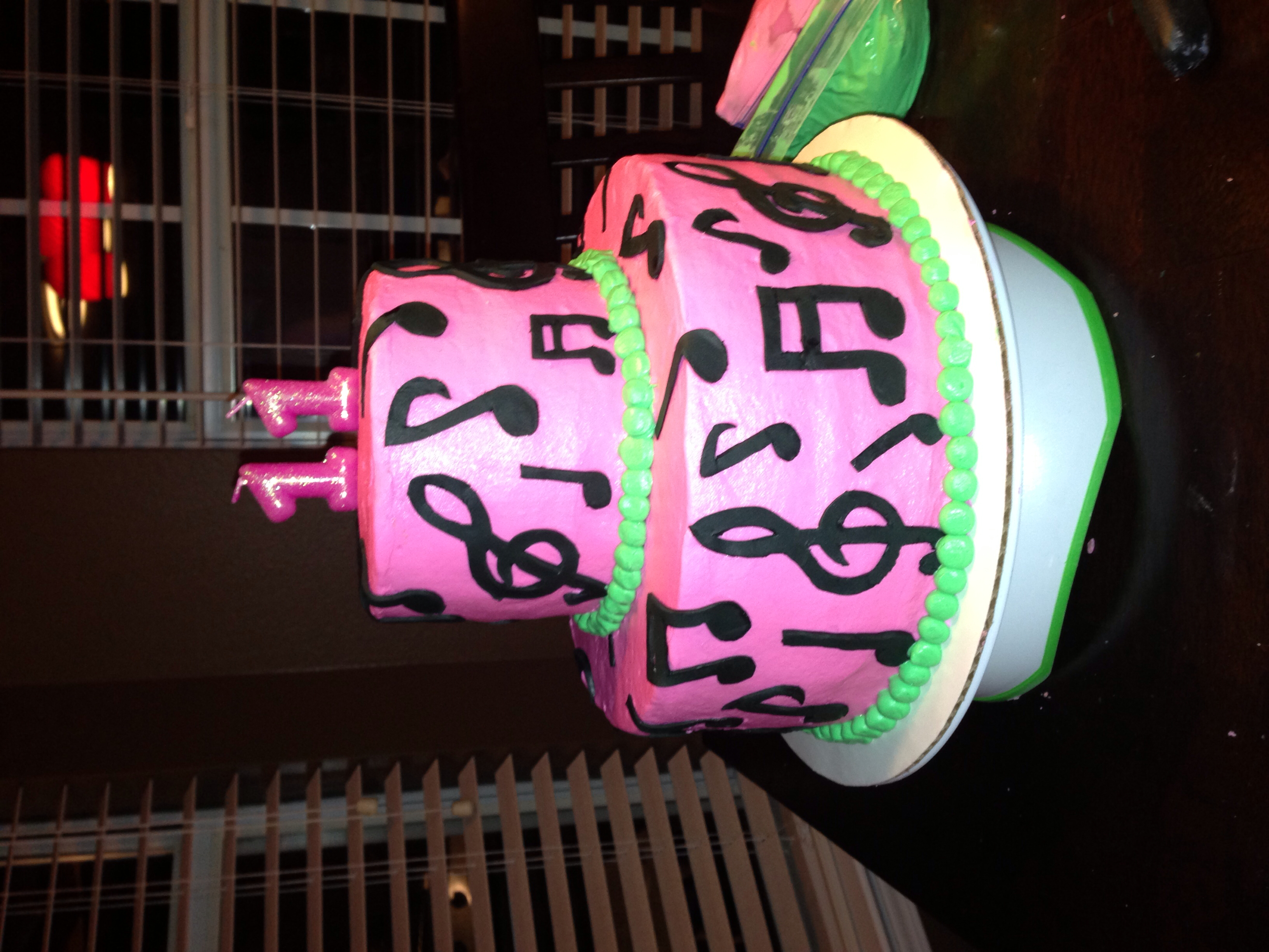 Karaoke Party Birthday Cake Karaoke Party Birthday Cake