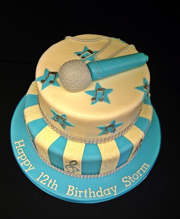 Karaoke Themed Birthday Cake Karaoke Themed Birthday Cake