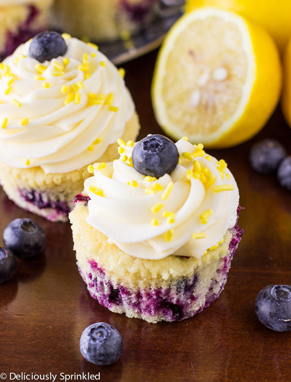Lemon Blueberry Cupcakes Recipe