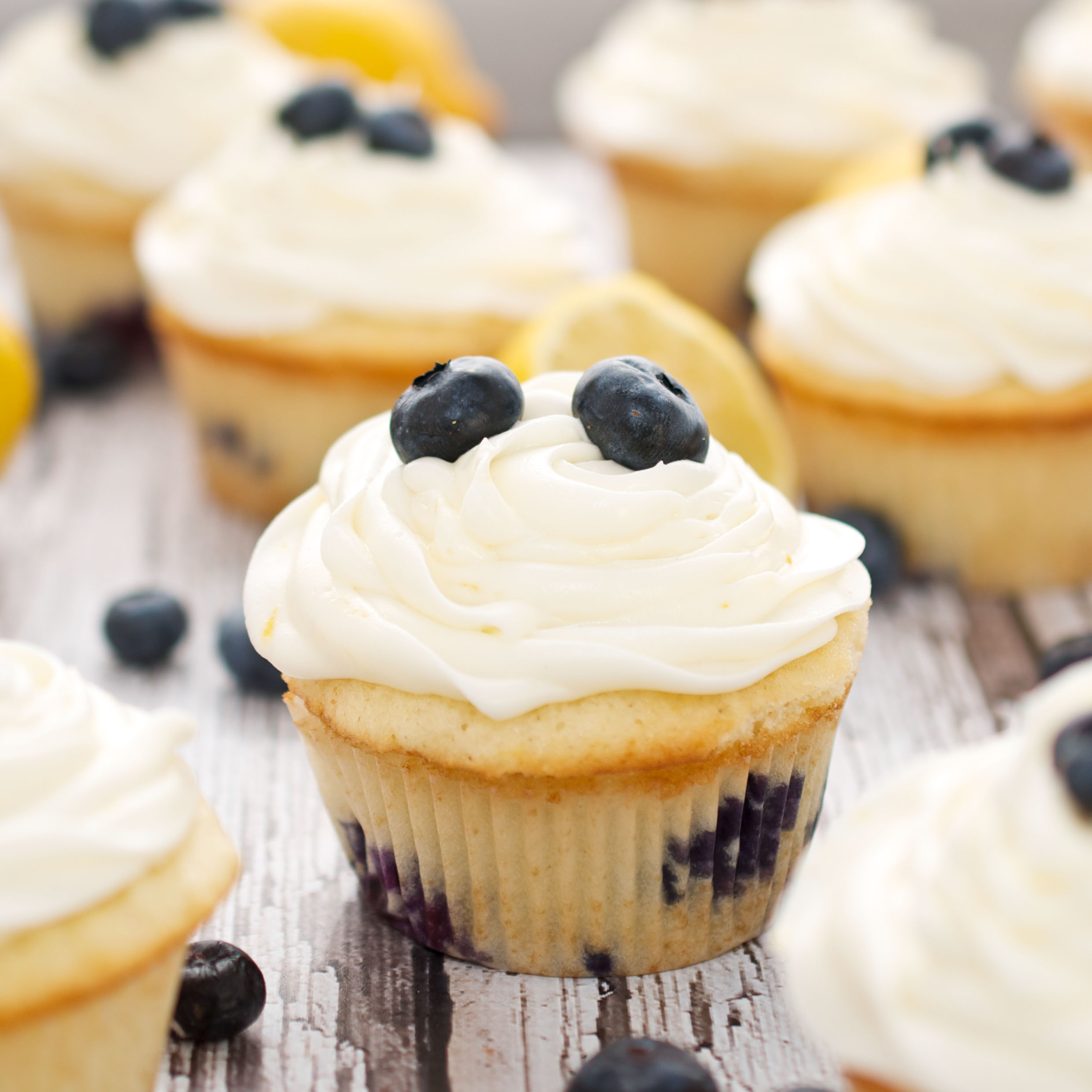 Lemon Blueberry Cupcakes