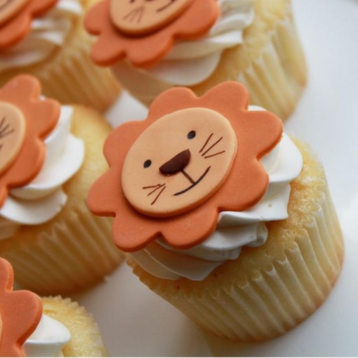 Lion Cupcakes Lion Cupcakes