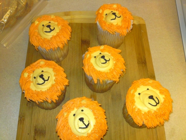 Lion Cupcakes Lion Cupcakes