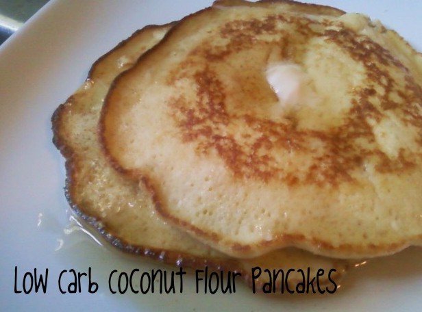 Low Carb Coconut Flour Pancakes