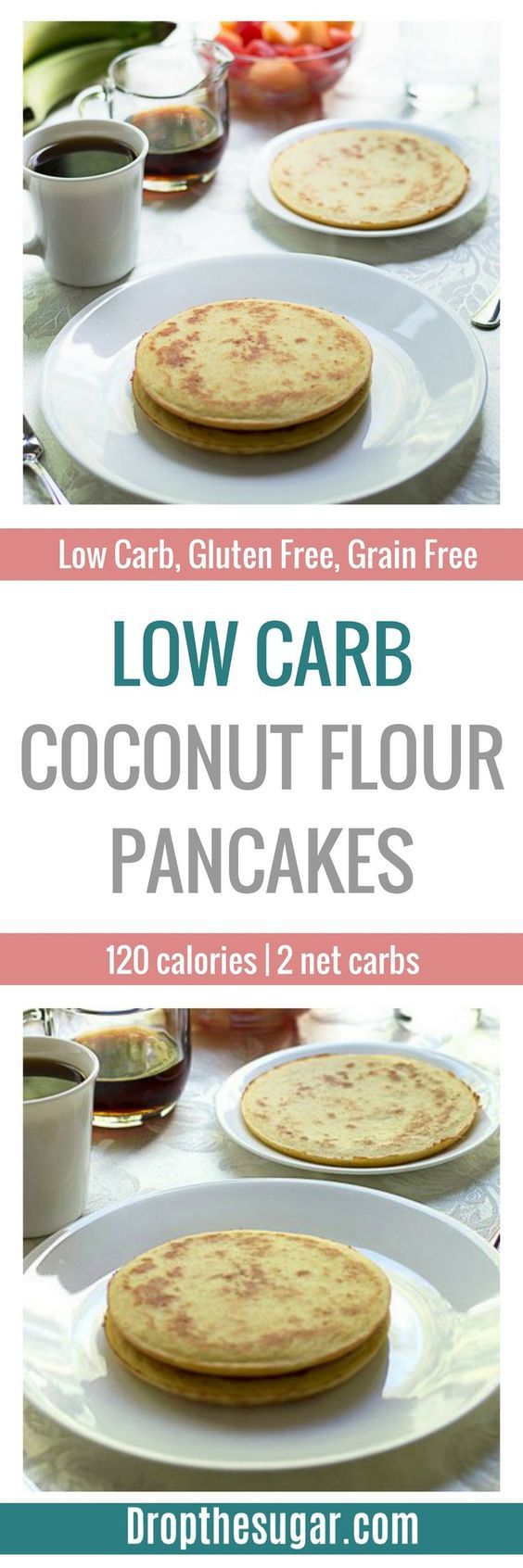 Low Carb Coconut Flour Pancakes