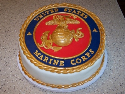 Marine Corps Birthday Cake