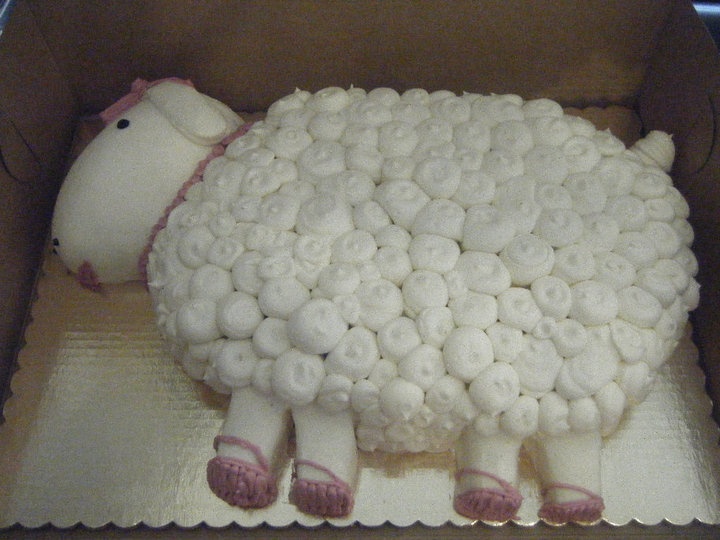 Mary Had a Little Lamb Cake