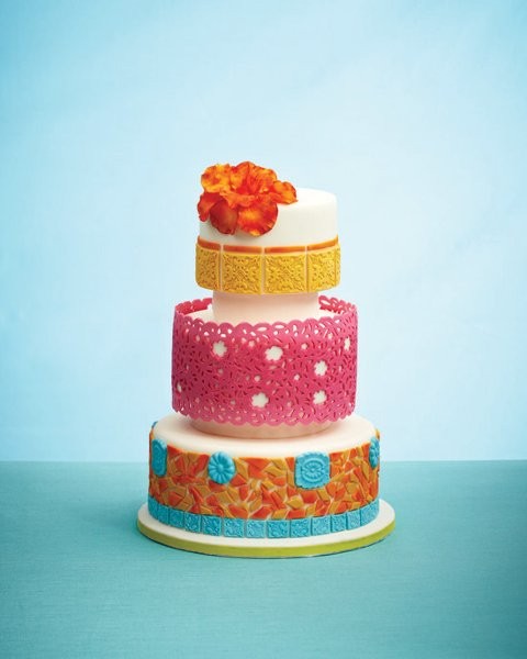 Mexican-themed Wedding Cake