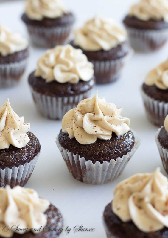 Mini Kahlua Cupcakes