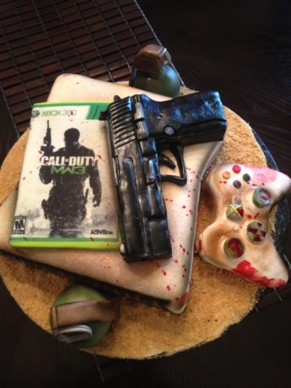 Modern Warfare Birthday Cake