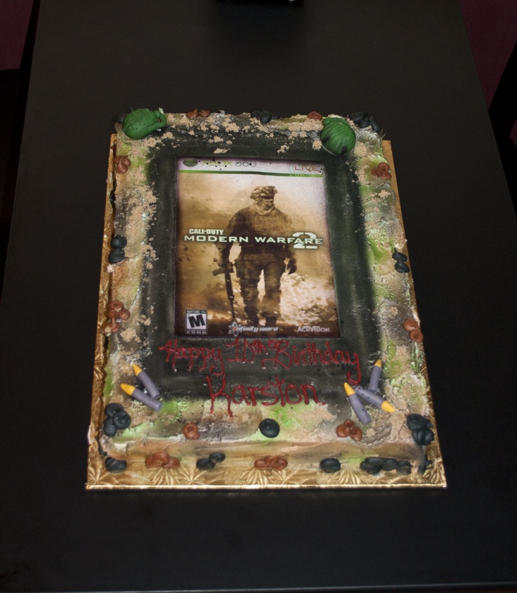 Modern Warfare Cake