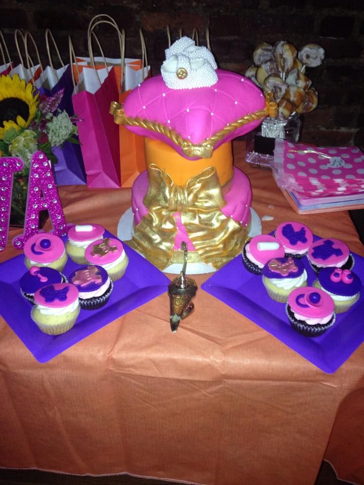 Moroccan Baby Shower Cake Moroccan Baby Shower Cake