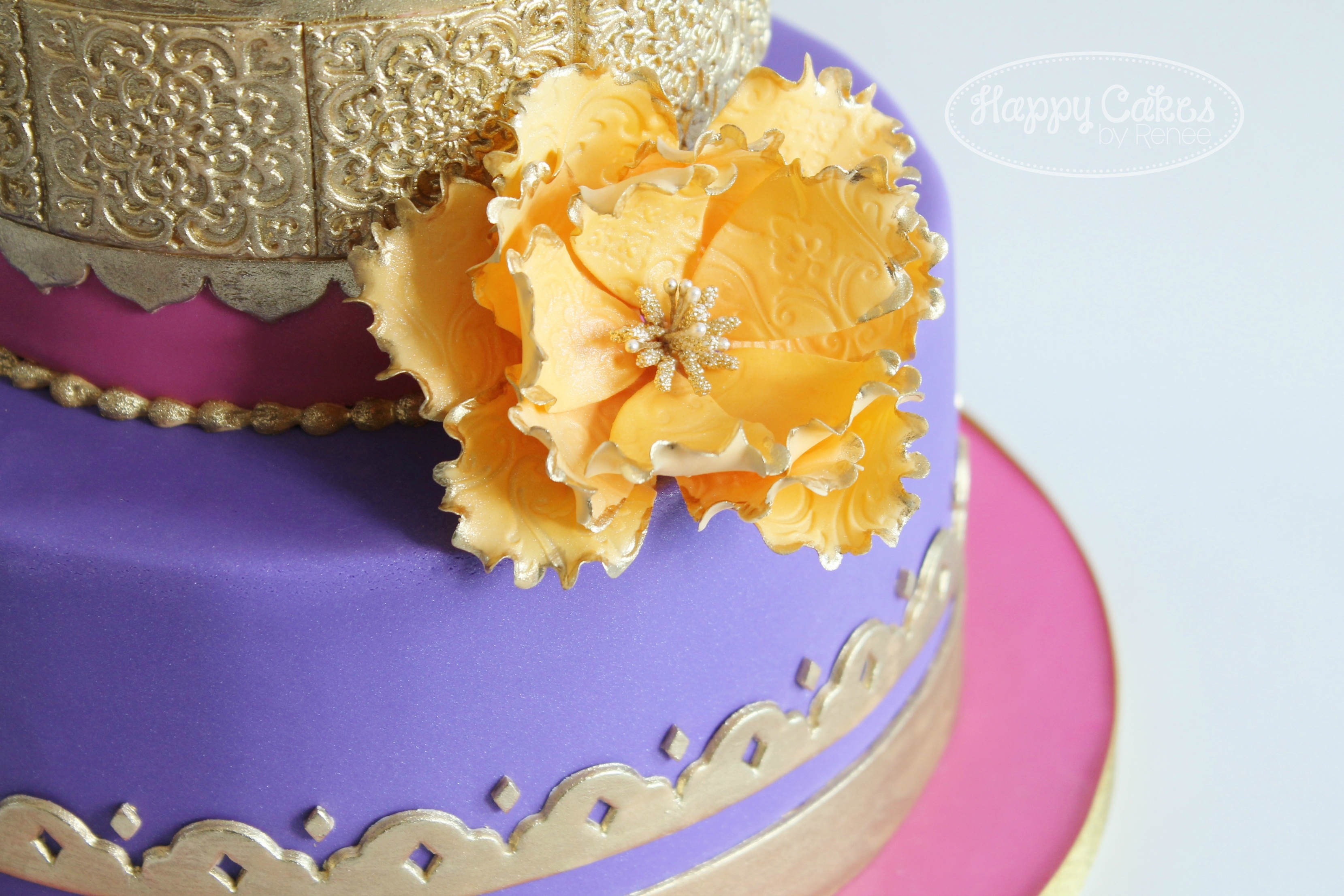 Moroccan Themed Baby Shower Cake Moroccan Themed Baby Shower Cake