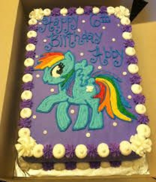 My Little Pony Birthday Sheet Cake My Little Pony Birthday Sheet Cake