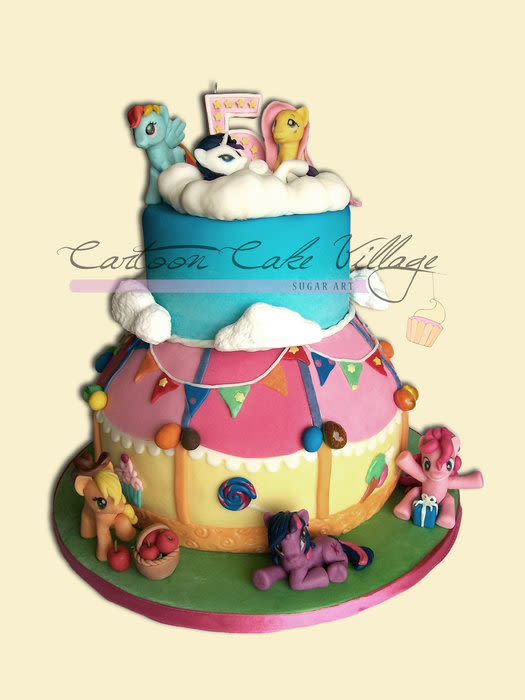 My Little Pony Friendship Is Magic Birthday Cake