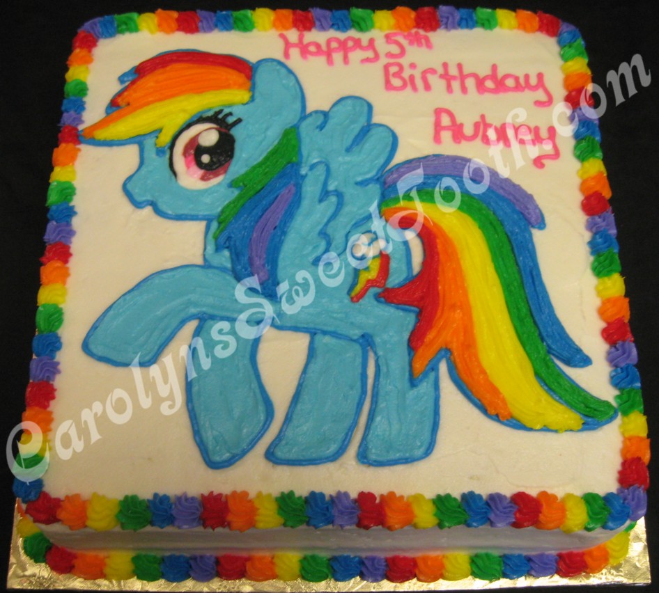 My Little Pony Rainbow Dash Cake My Little Pony Rainbow Dash Cake