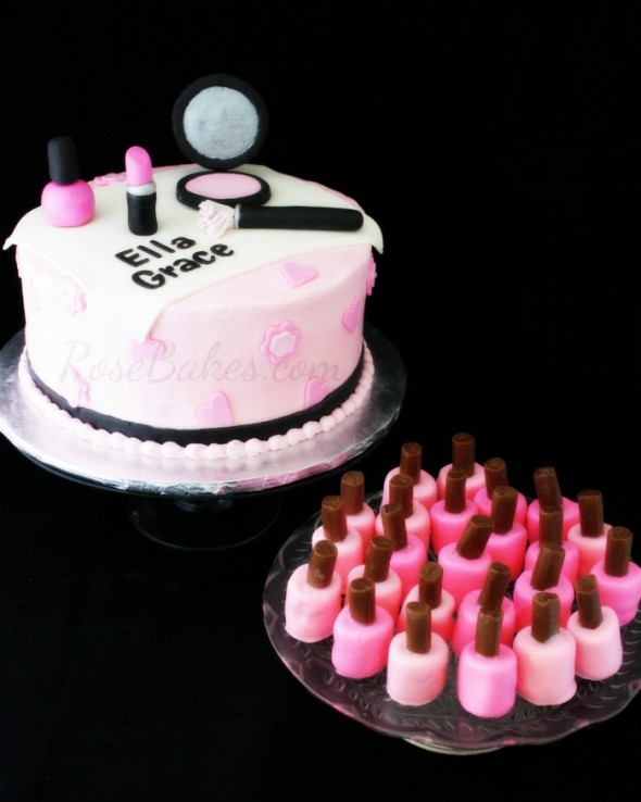 Nail Polish Birthday Cake Ideas