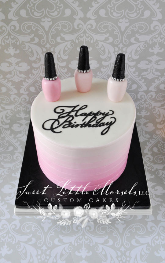 Nail Polish Birthday Cake Ideas