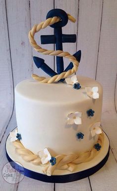 Nautical Wedding Cakes Cupcakes