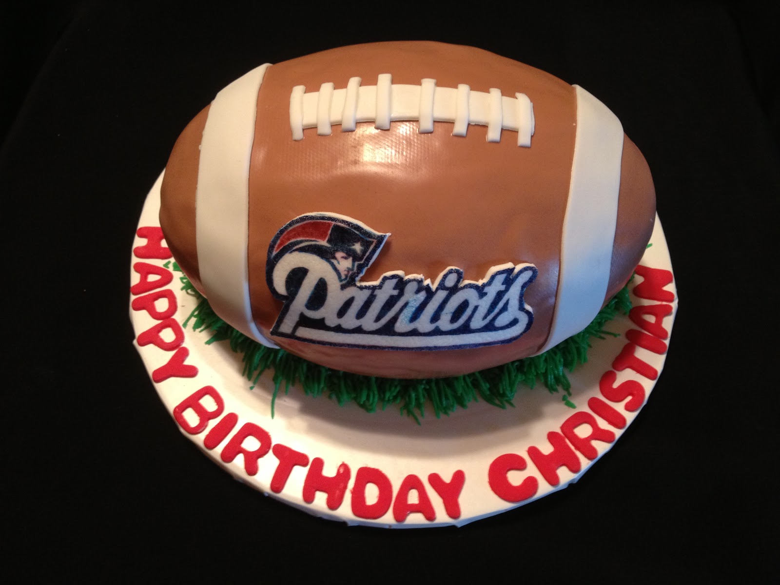 New England Patriots Cake