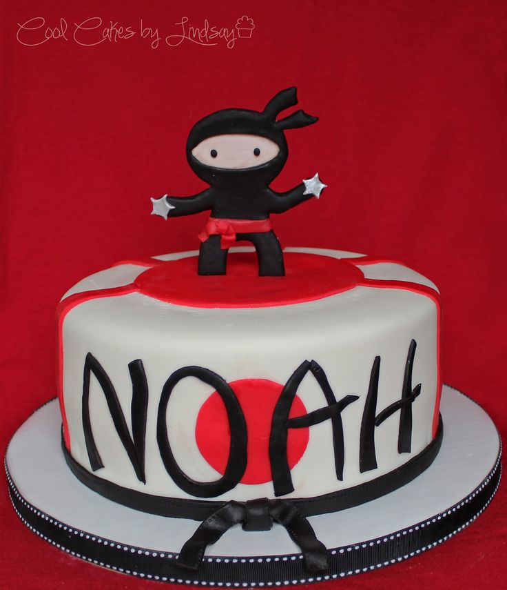 Ninja Birthday Cake Ninja Birthday Cake
