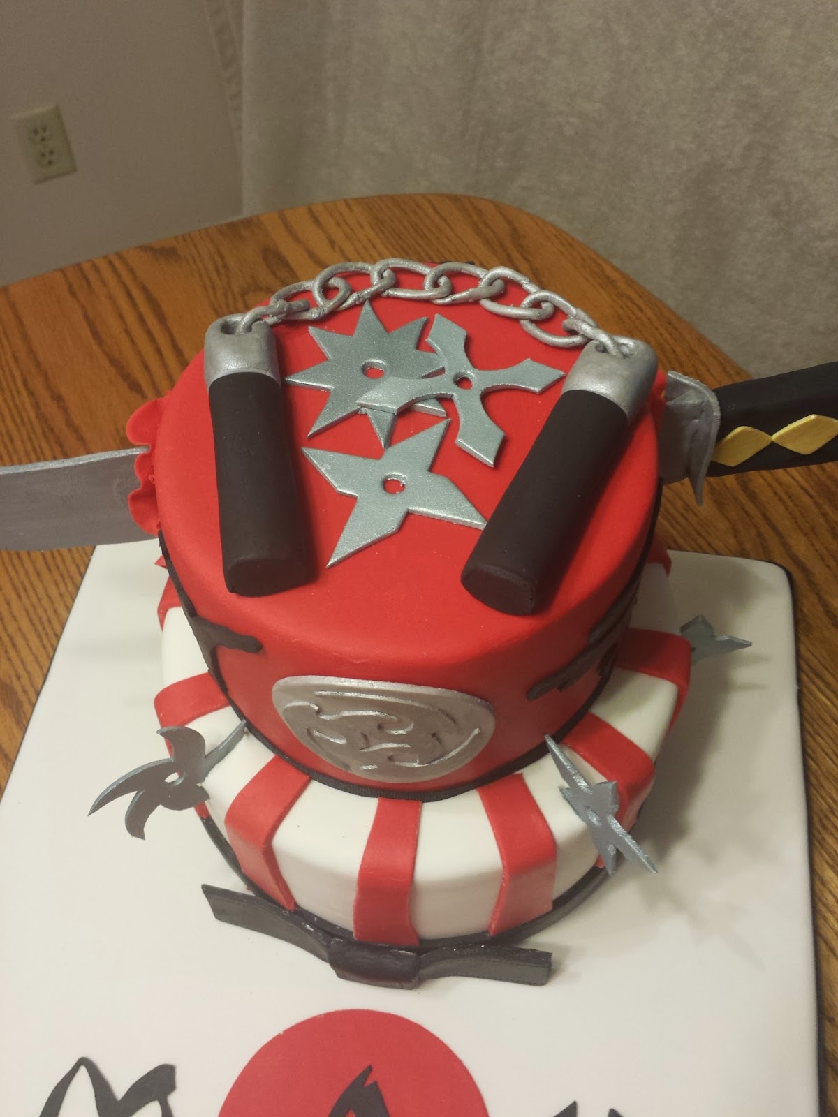 Ninja Birthday Cake Ninja Birthday Cake