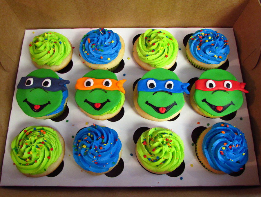 Ninja Turtle Cupcakes