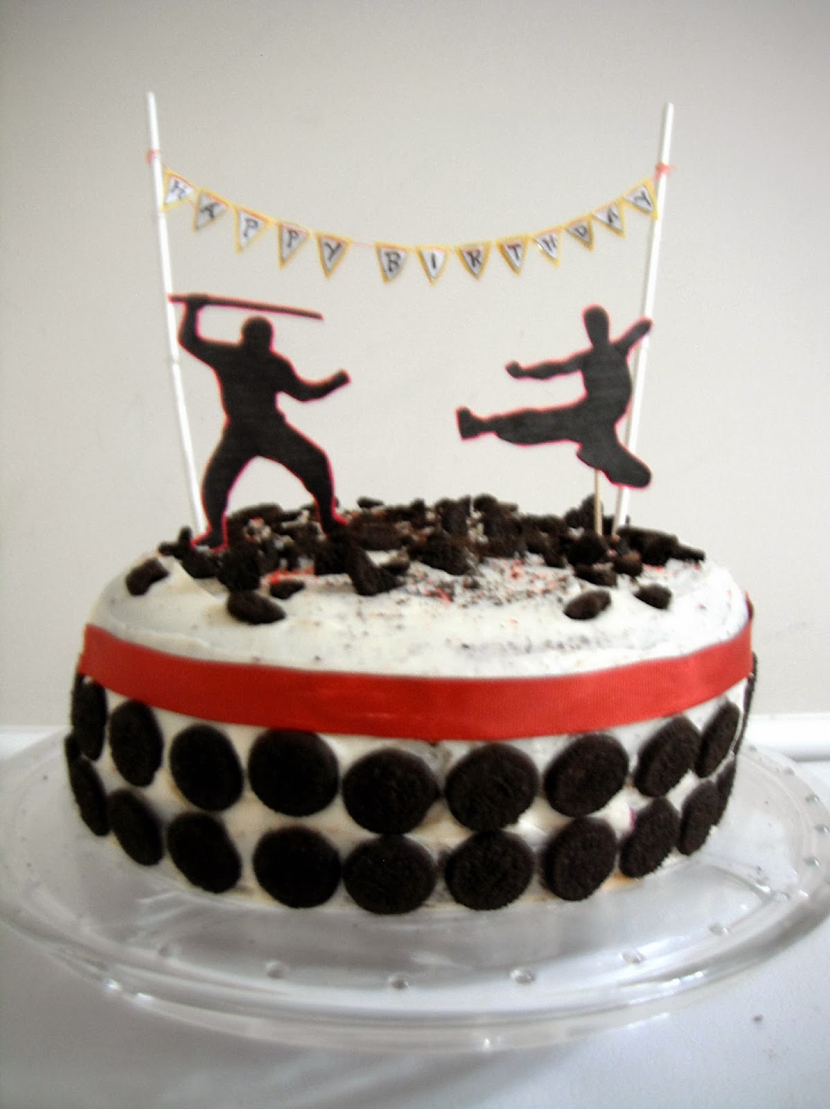 Ninja Warrior Birthday Cake