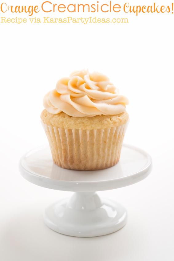 Orange Cream Cheese Frosting Cupcakes Recipe